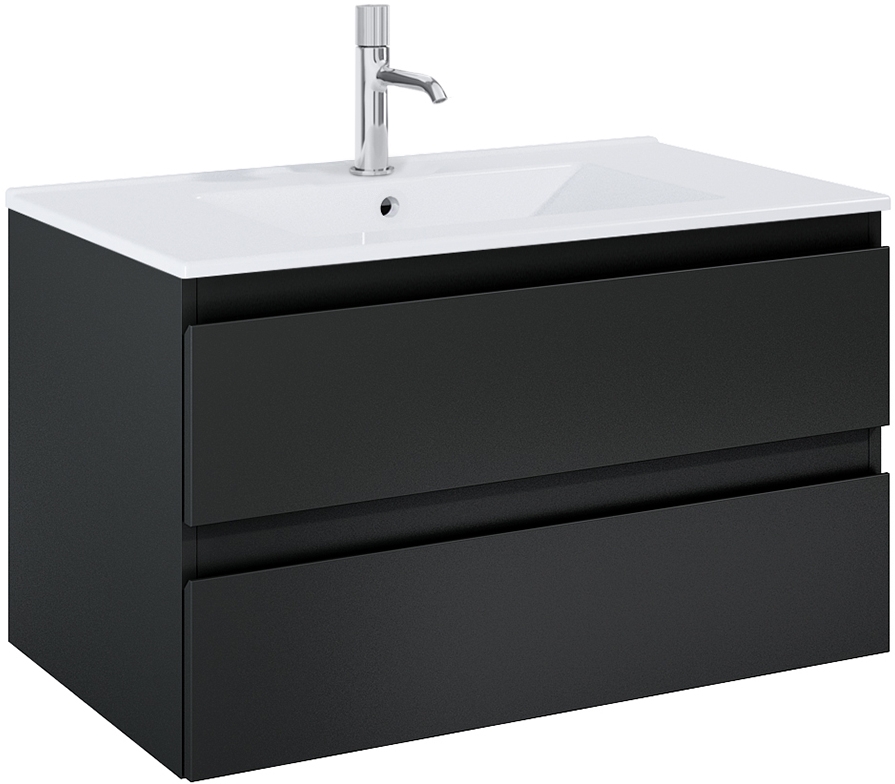 Set armadietto Oltens Vernal 60001300, lavabo Oltens Vernal 41206000