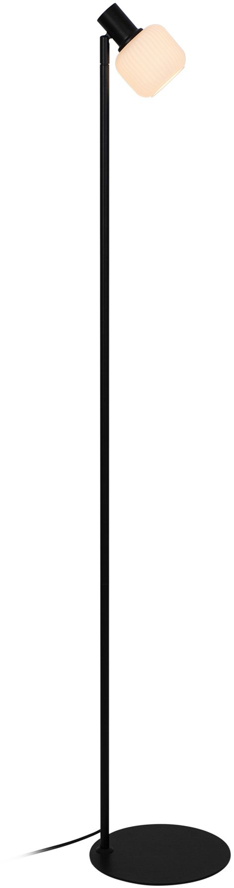 Zuma Line Stem lampada da terra 1x10 W bianco-nero R5021009A-1F