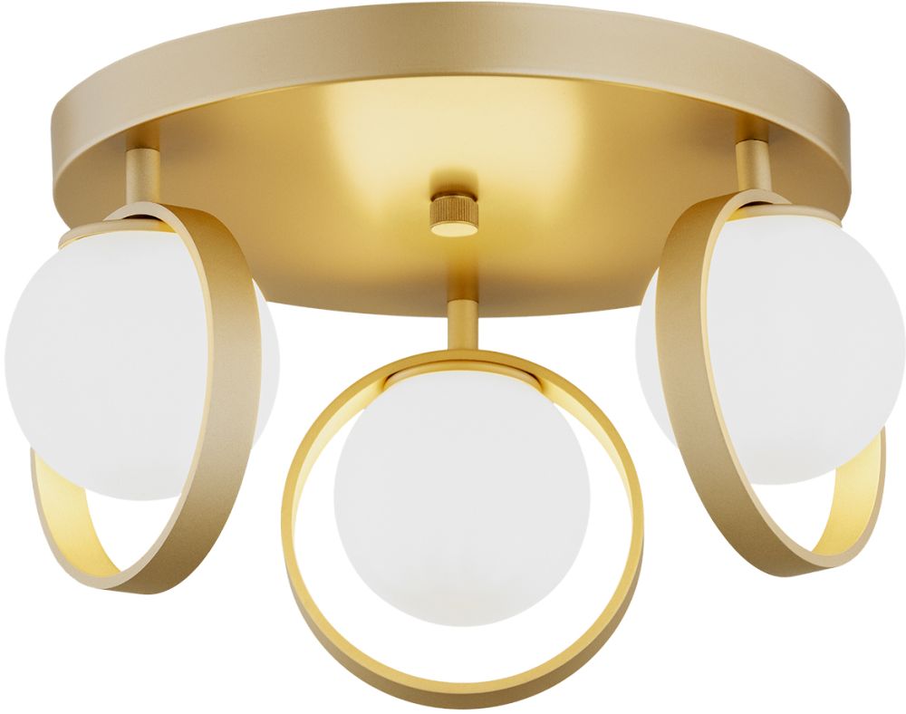 Argon Saturnia lampada da soffitto 3x6 W oro -opale 6248