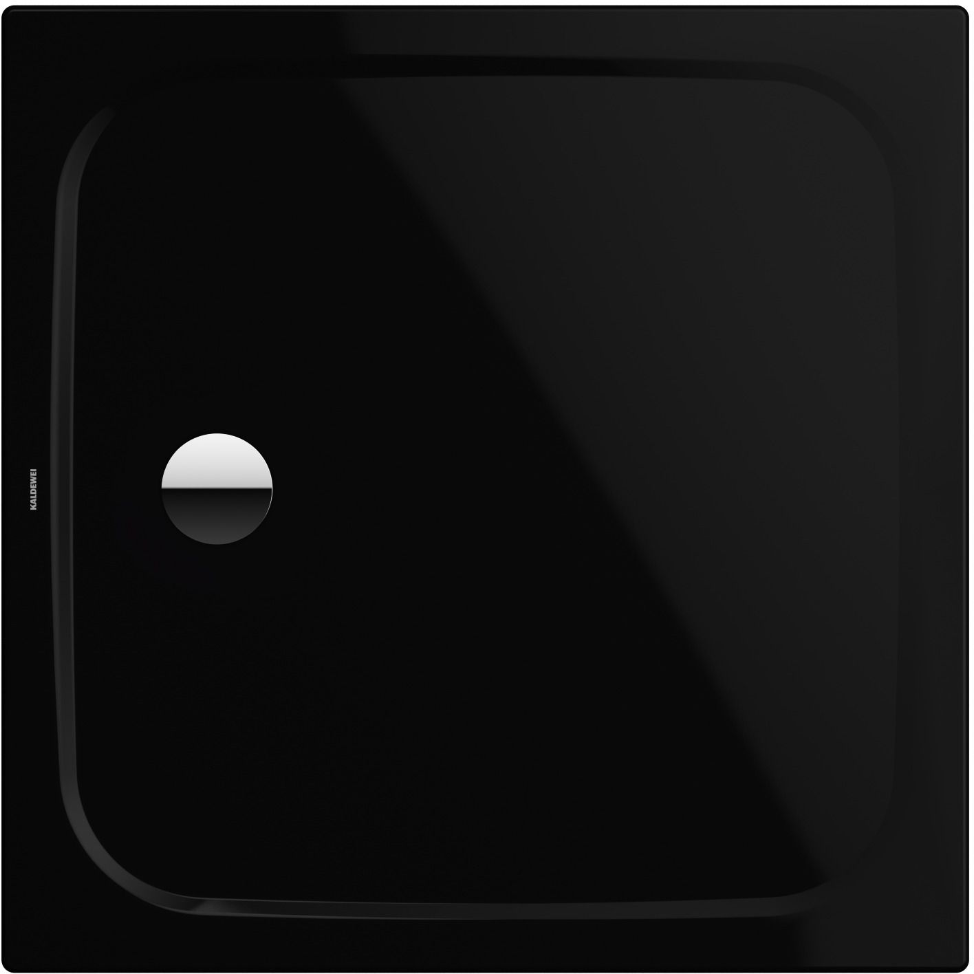 Kaldewei Cayonoplan piatto doccia quadrato 80x80 cm nero 361147980701