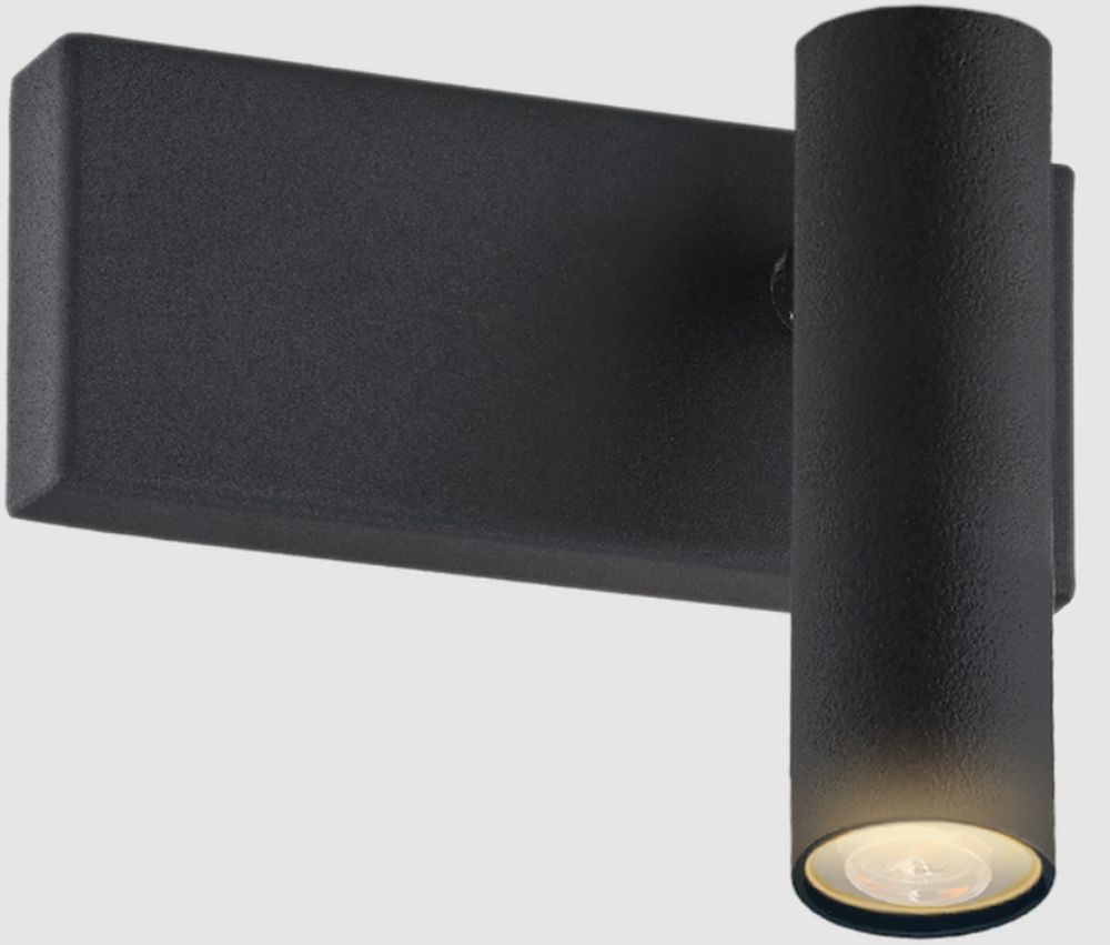 Argon Etna Plus lampada da parete 1x6 W nero 8065