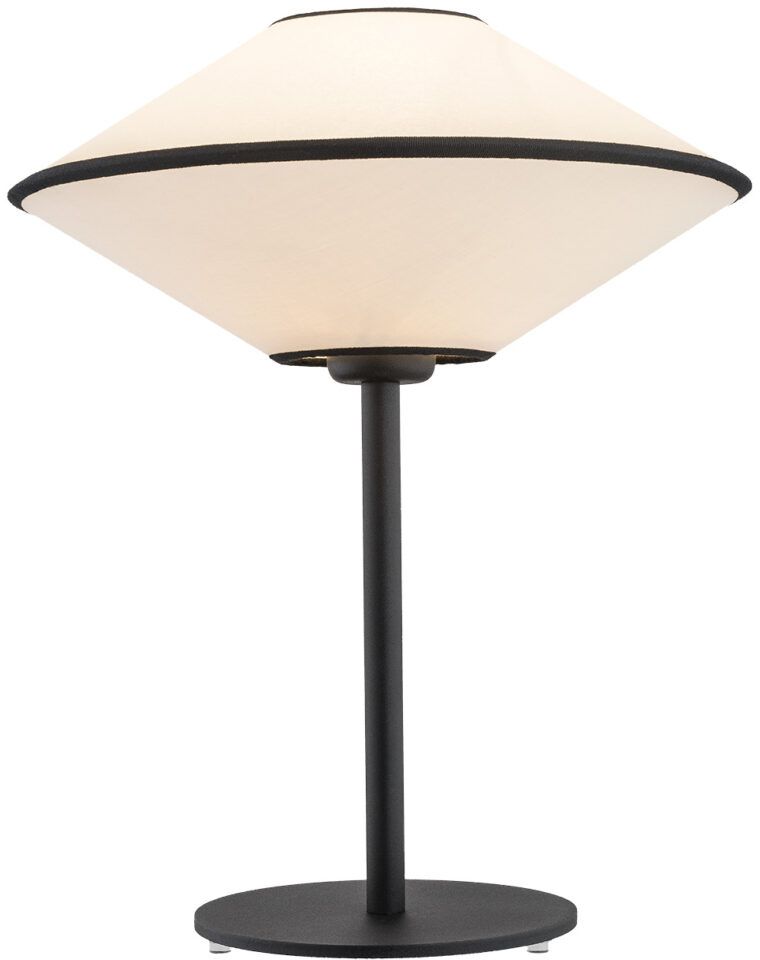 Argon Troy lampada da tavolo 1x15 W nero-beige 4284