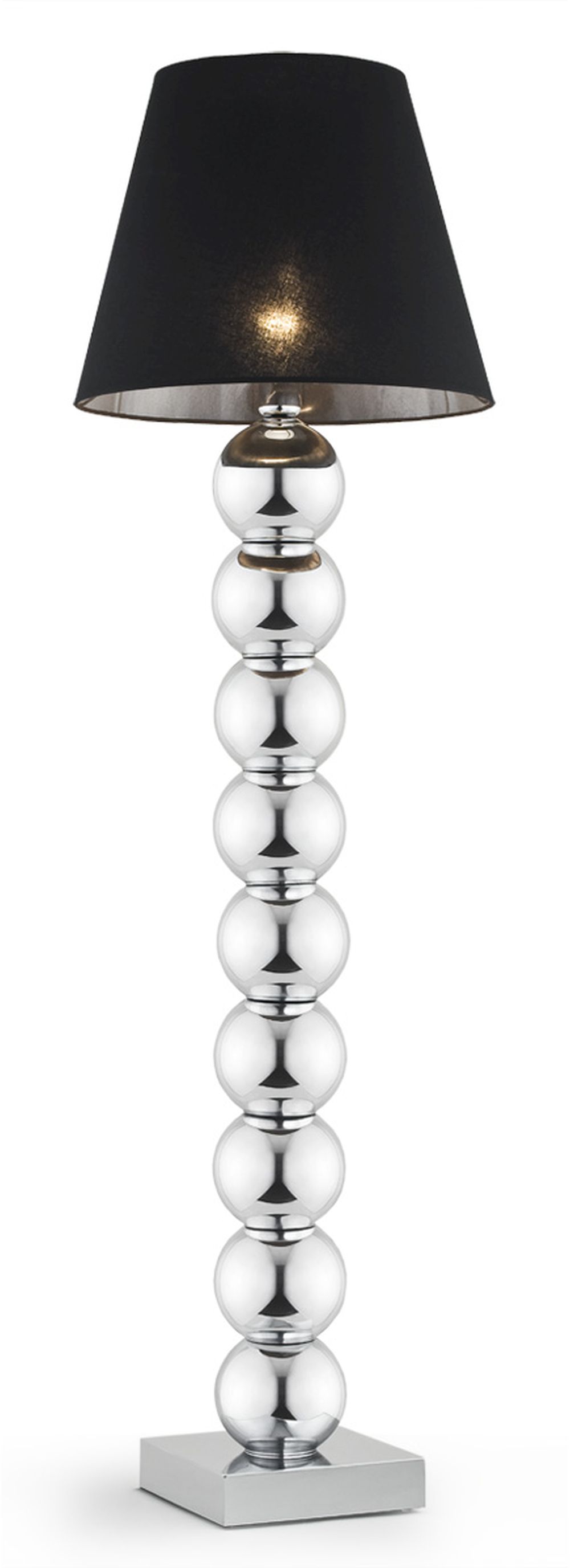 Argon Fudżi lampada da terra 1x15 W nero-cromo 3657