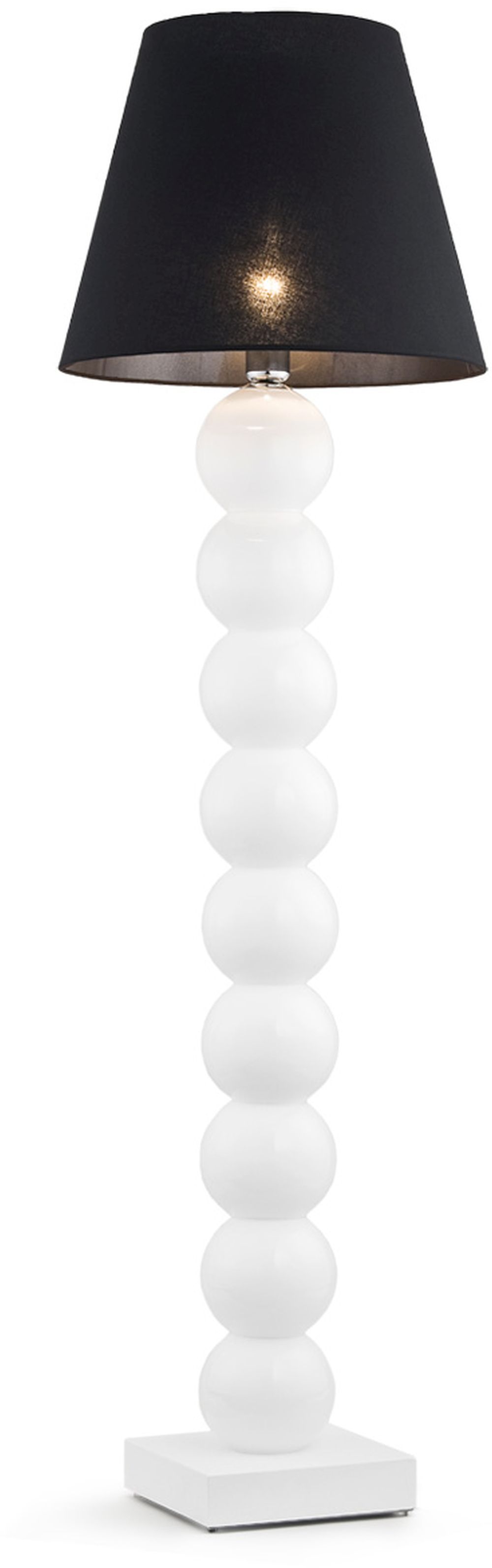 Argon Fudżi lampada da terra 1x15 W bianco-nero 3658