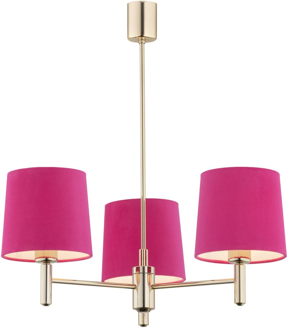 Argon Ponte lampada da soffitto 3x15 W ottone-rosa 1498