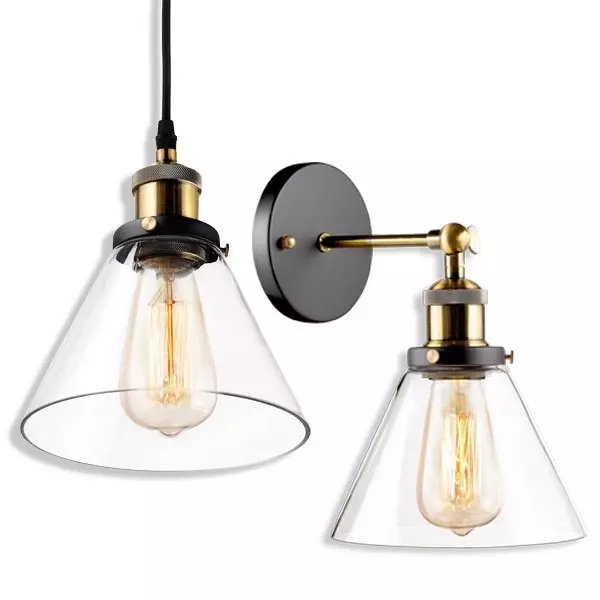 Altavola Design New York Loft lampada sospesa 2x40 W ottone La034/p+w