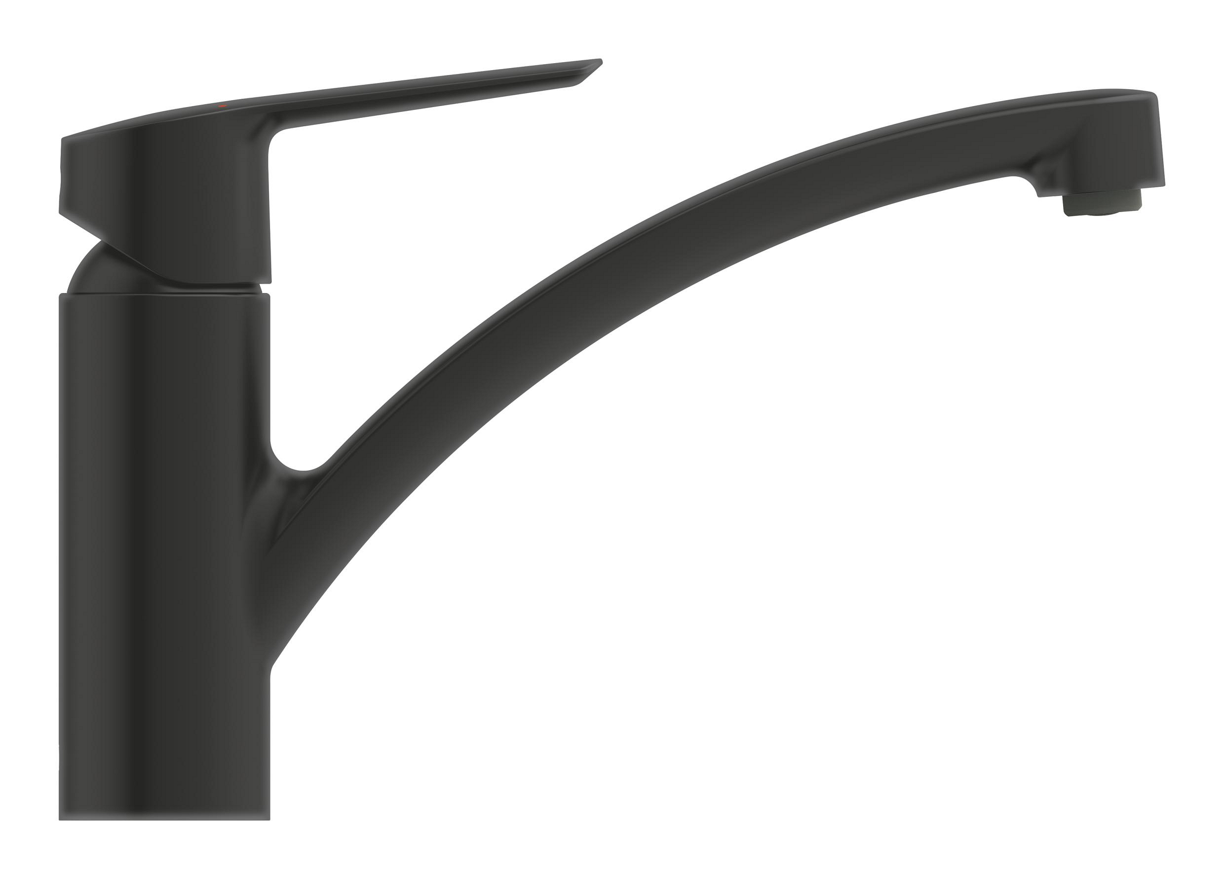 Grohe Start rubinetto da cucina verticale nero 305302432