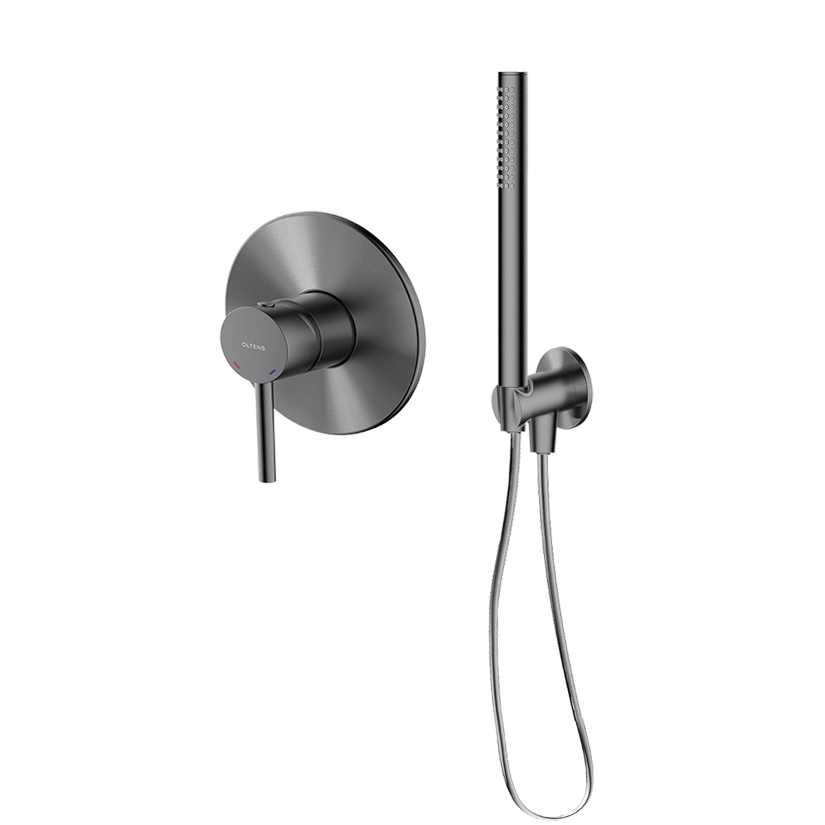 Set rubinetto per doccia Oltens Molle 33100400, prese d'acqua con supporto doccetta Oltens Hvita 39304400, 37102400, 37200400
