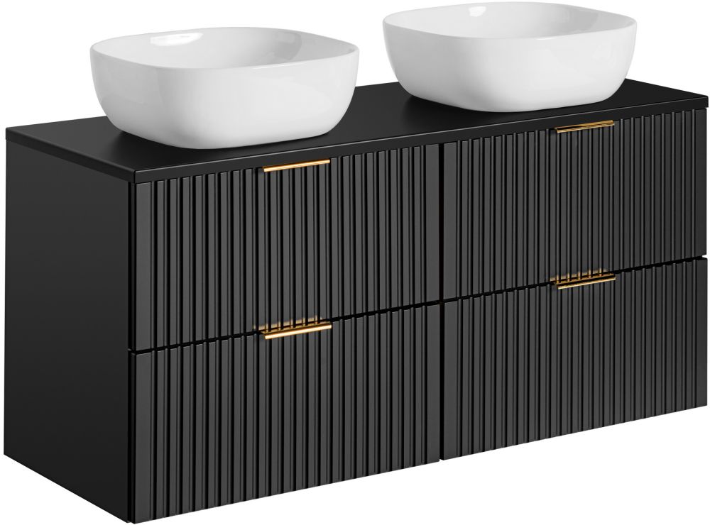 Set armadietto Comad Adel Black ADEL BLACK 82-60-B-2S, piano sopra armadietto Comad Adel Black ADEL BLAC K89-120-B, UM-6252SMILE40DP