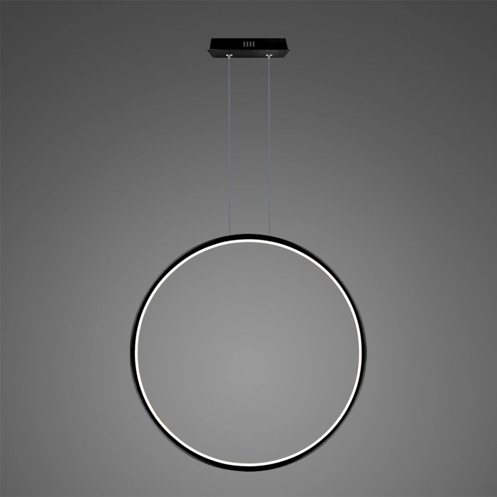 Altavola Design Ledowe Okręgi lampada sospesa 1x38 W nero LA073/X_100_in_4k_black