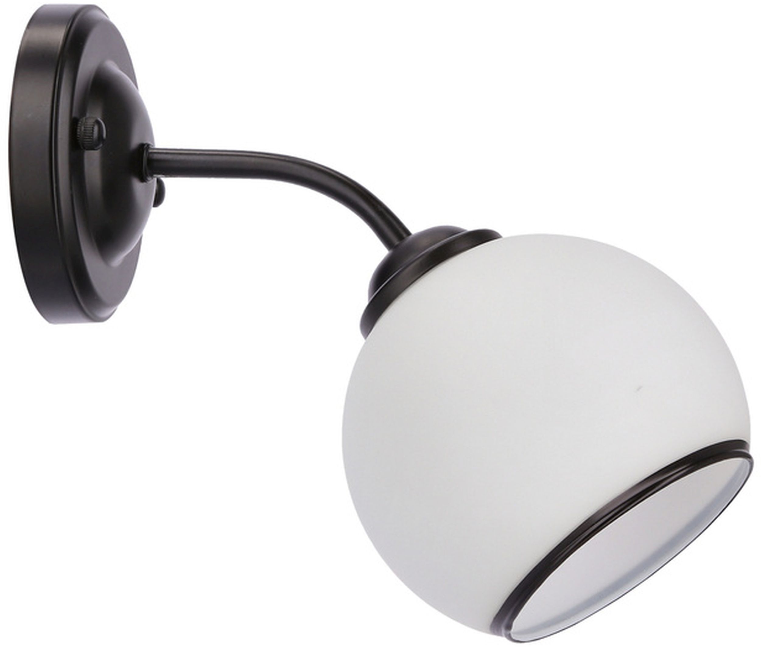 Candellux Marinen lampada da parete 1x40 W bianco-nero 21-26545