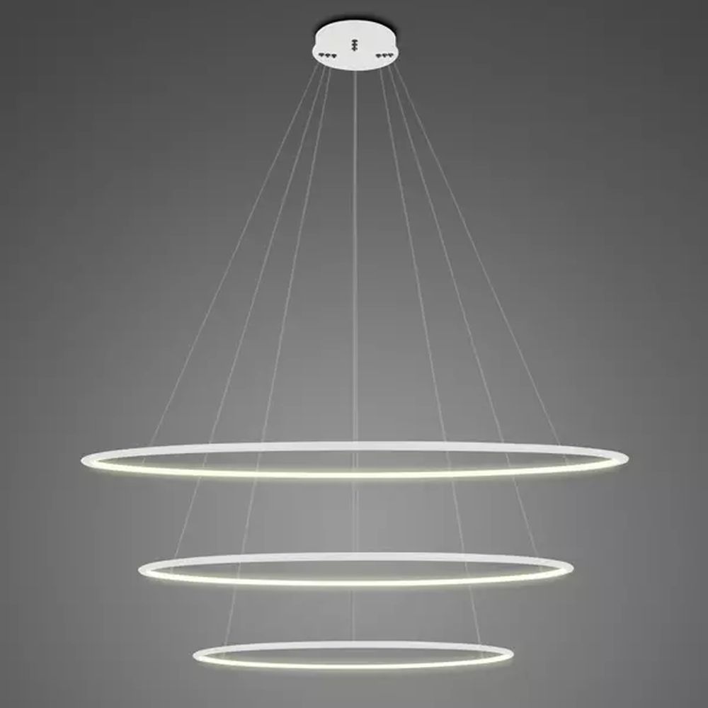 Altavola Design Ledowe Okręgi lampada sospesa 3x91 W bianco LA075/P_100_in_3k_white
