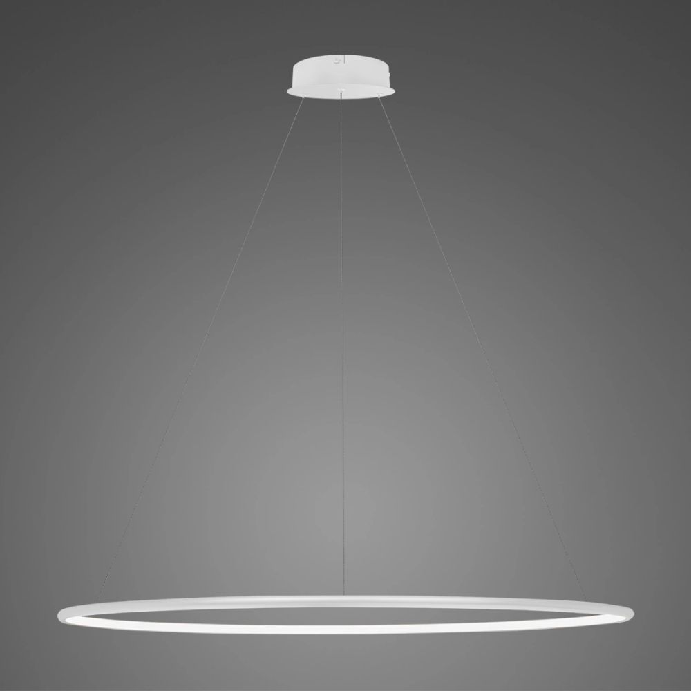 Altavola Design Ledowe Okręgi lampada sospesa 1x45 W bianco LA073/P_120_in_3k_white_dimm