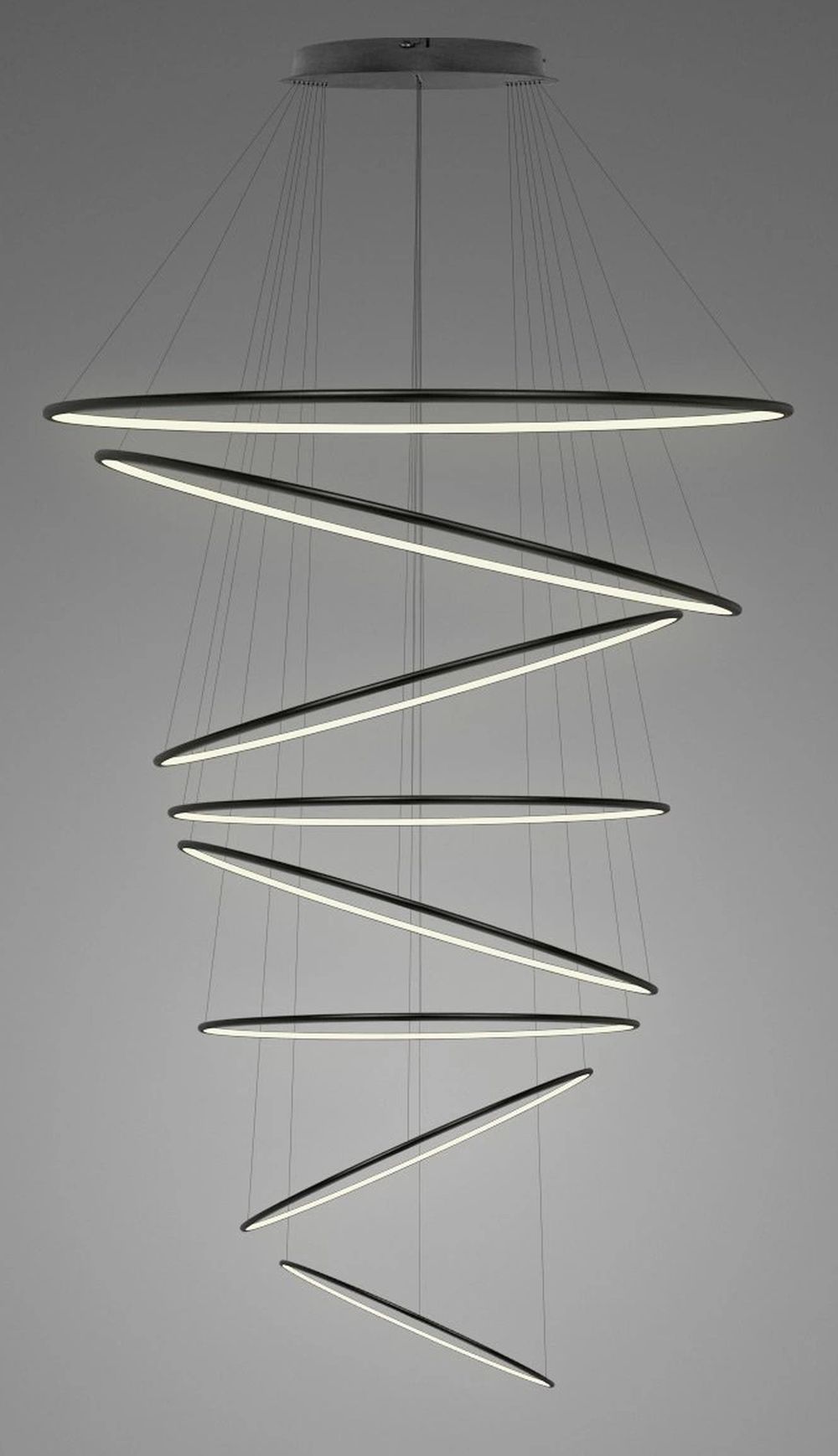 Altavola Design Ledowe Okręgi lampada sospesa x546 W nero LA088/P_230_in_3k_black