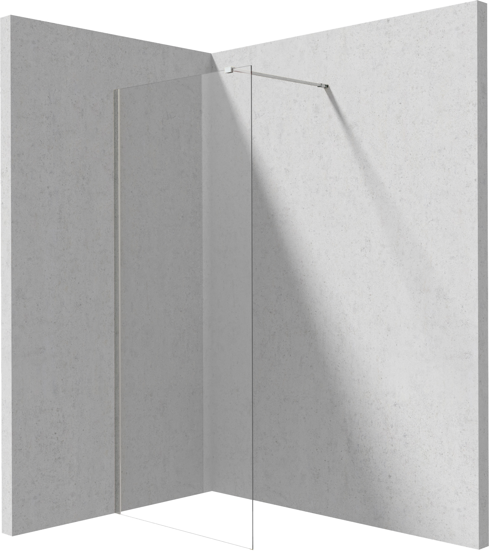 Deante Prizma parete doccia walk-in 90 cm cromo lucida/vetro trasparente KTJ_039P