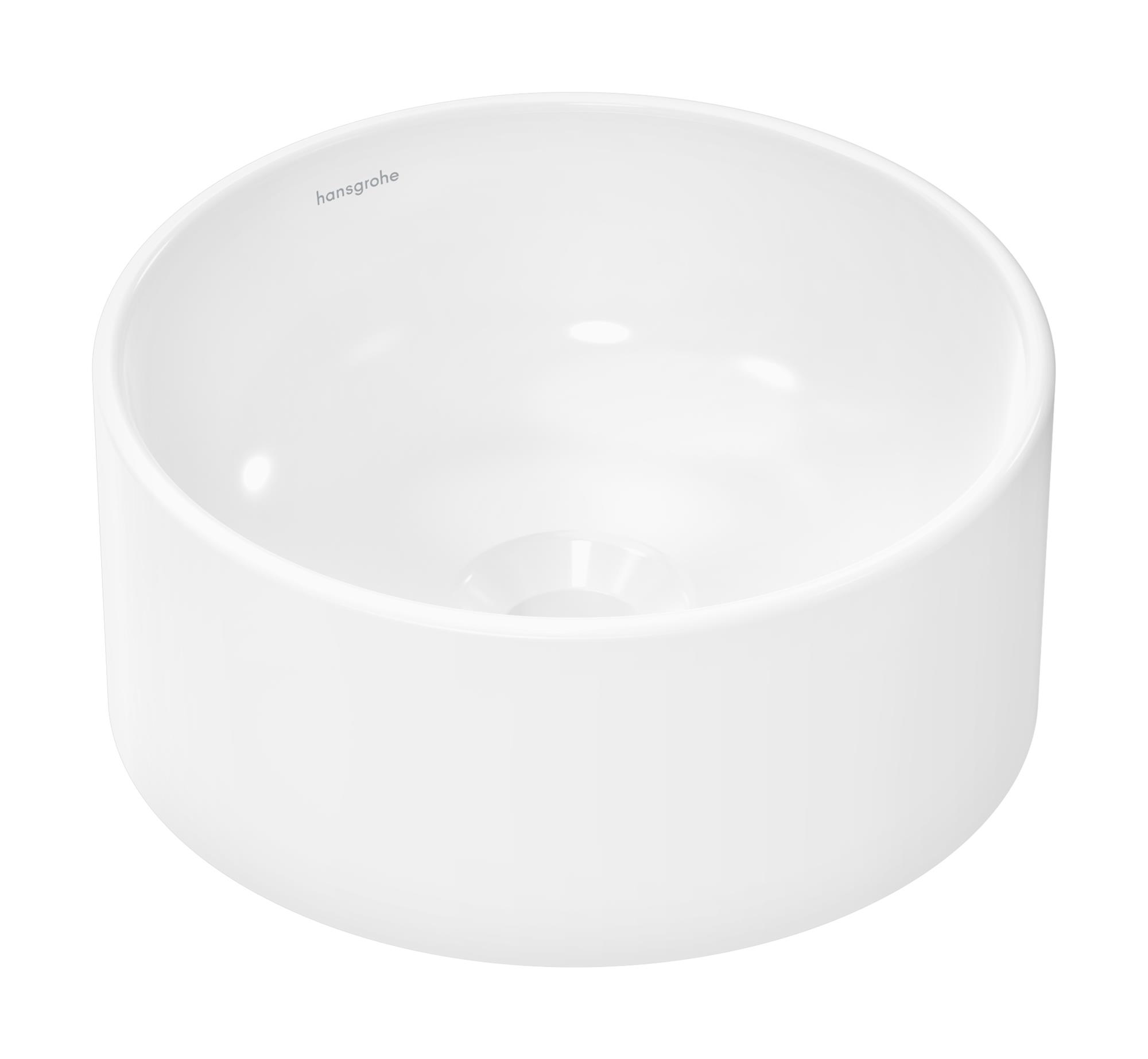Hansgrohe Xuniva S lavabo 30x30 cm rotonda da appoggio bianco lucida 61070450