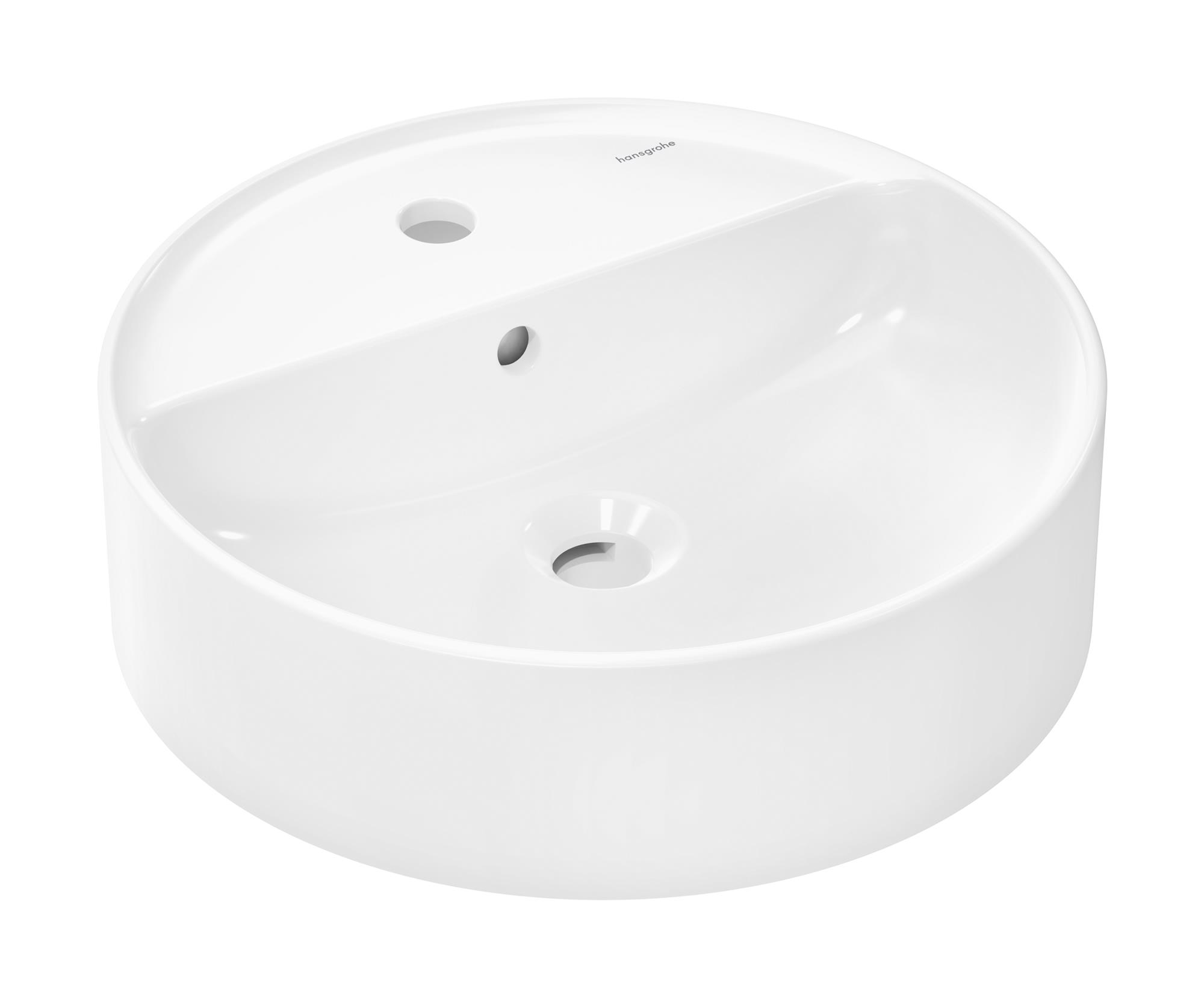 Hansgrohe Xuniva S lavabo 45x45 cm rotonda da appoggio bianco 60169450