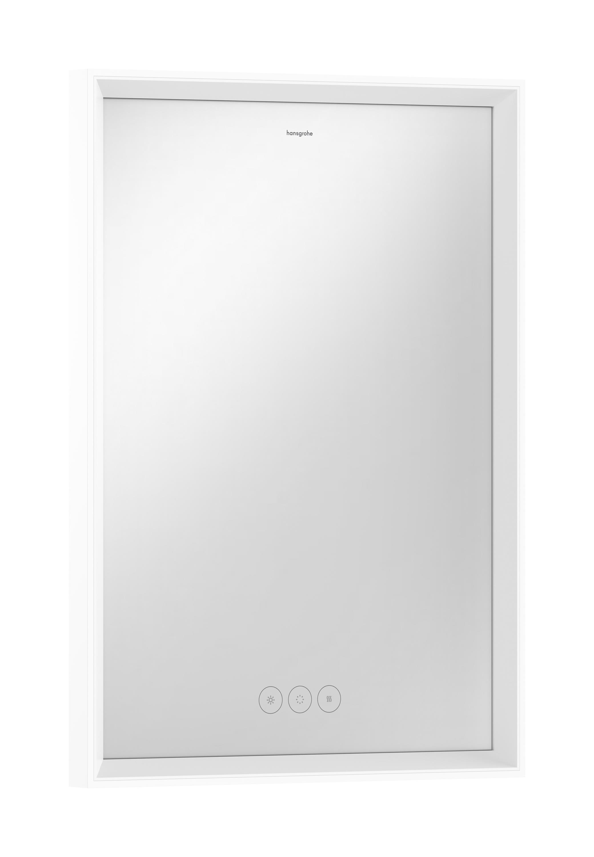 Hansgrohe Xarita E specchio 50.6x70.6 cm rettangolare con illuminazione con tappetino riscaldante bianco 54989700