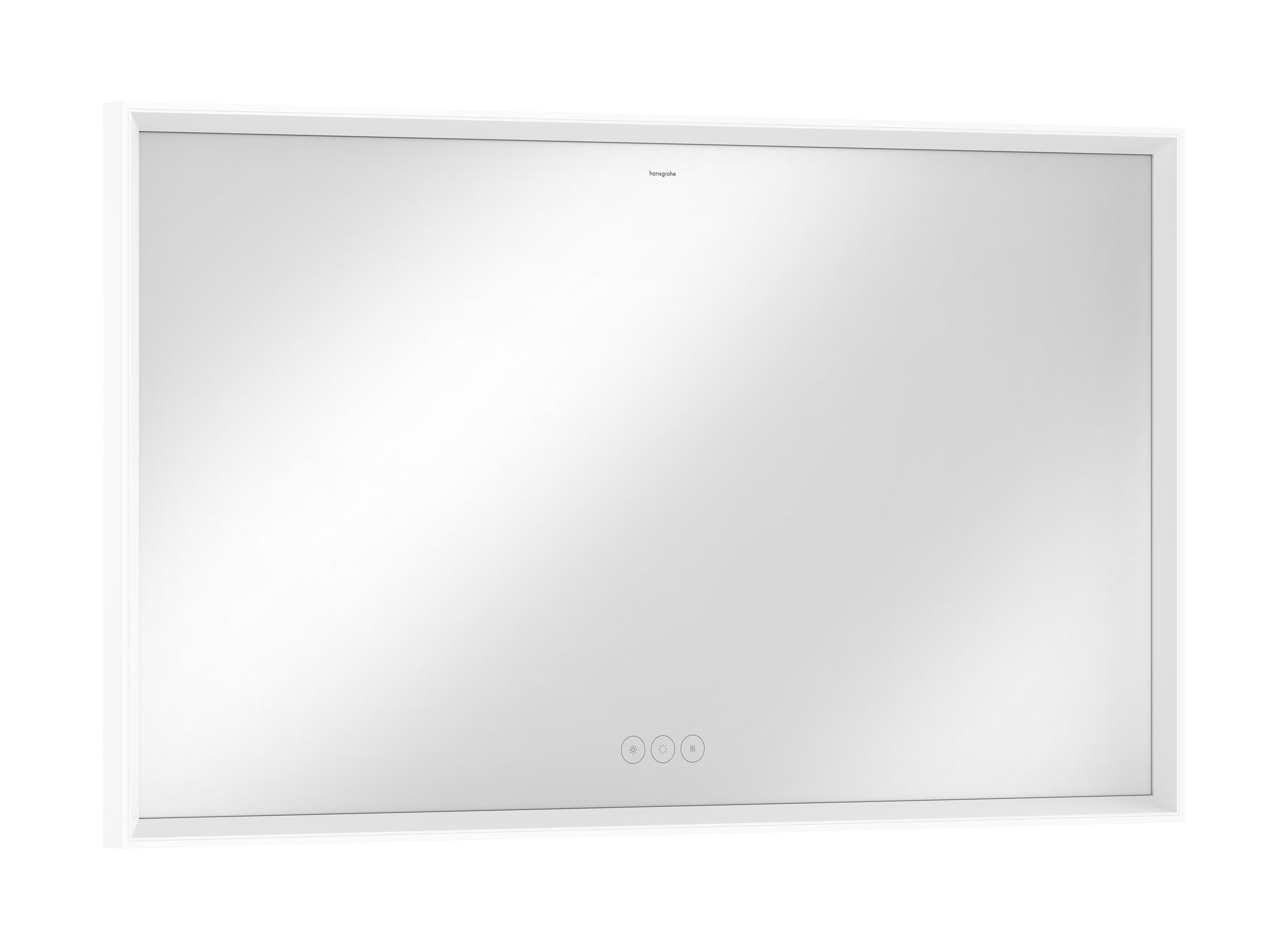 Hansgrohe Xarita E specchio 120.6x70.6 cm rettangolare con illuminazione con tappetino riscaldante bianco 54985700