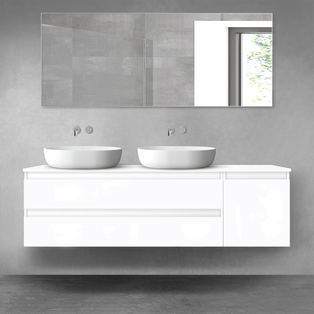 Set armadietto Oltens Vernal 60019000, armadietto Oltens Vernal 60018000, 63008000