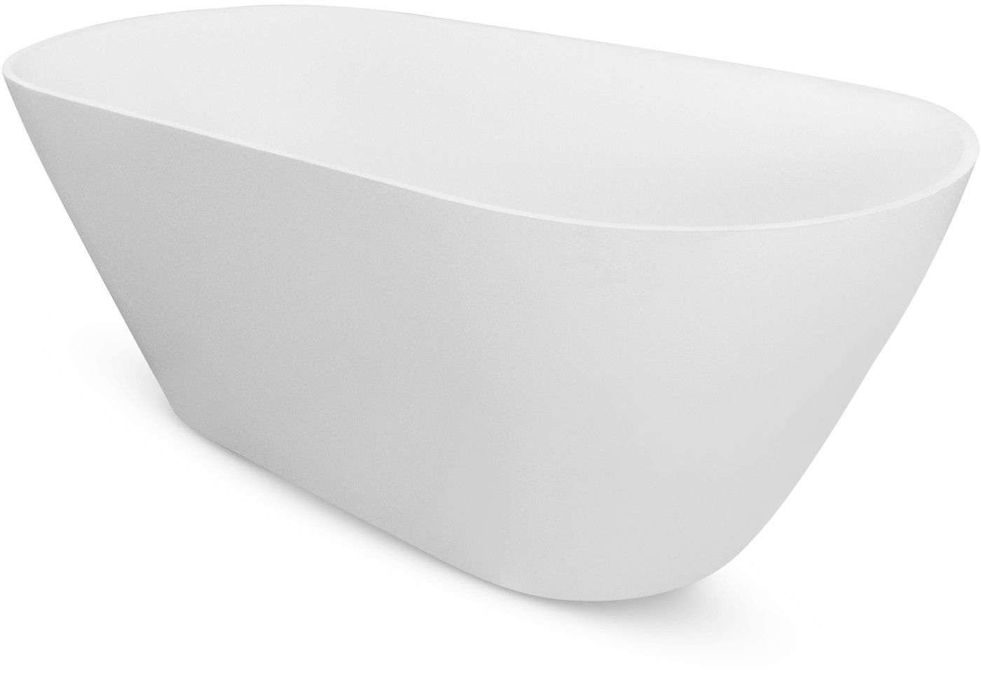 Besco Moya vasca da bagno freestanding 170x72 cm ovale bianco #WMD-170-MKG