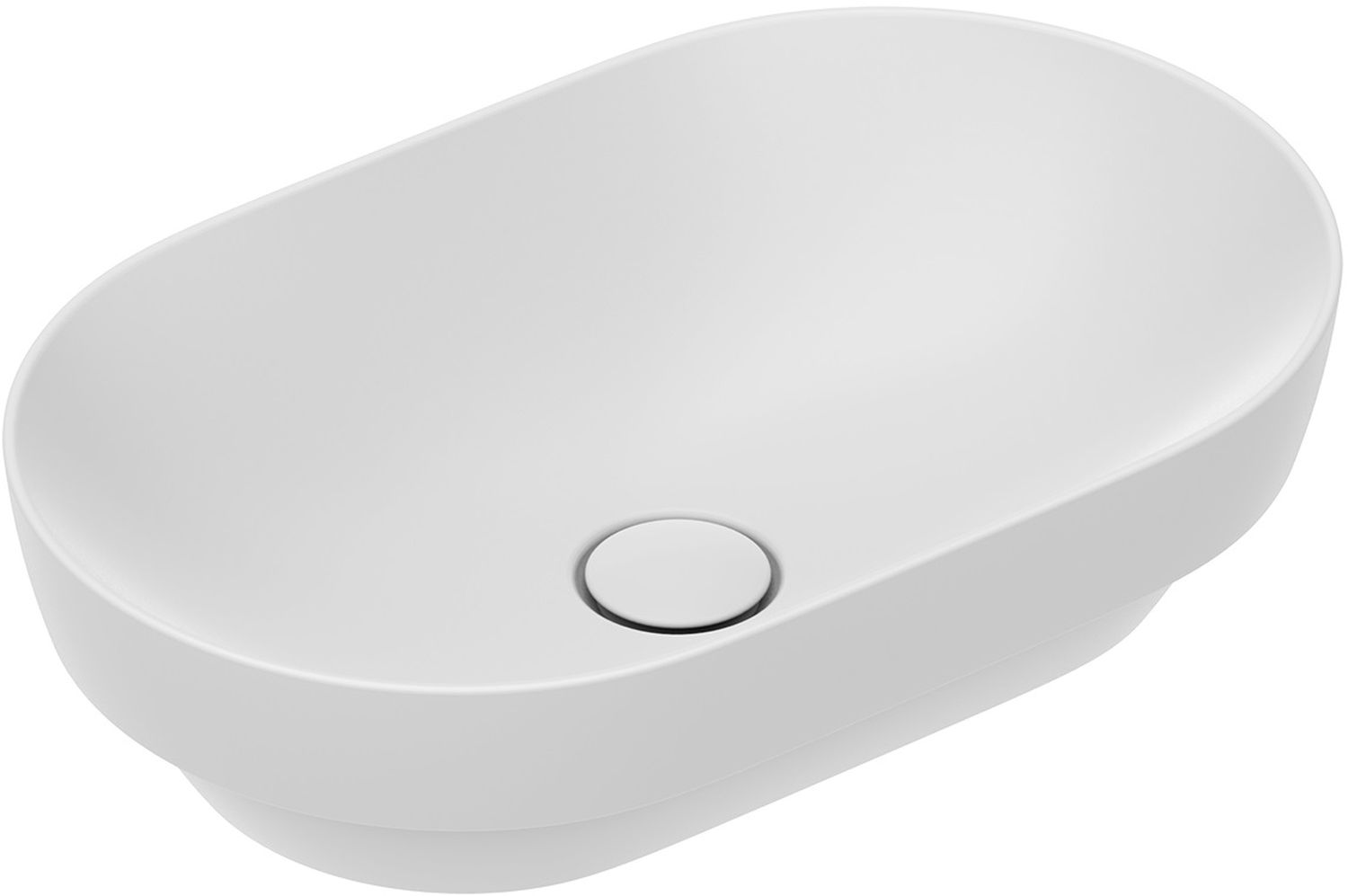 Catalano New Sfera lavabo 55x35 cm ovale da incasso bianco 0524550001