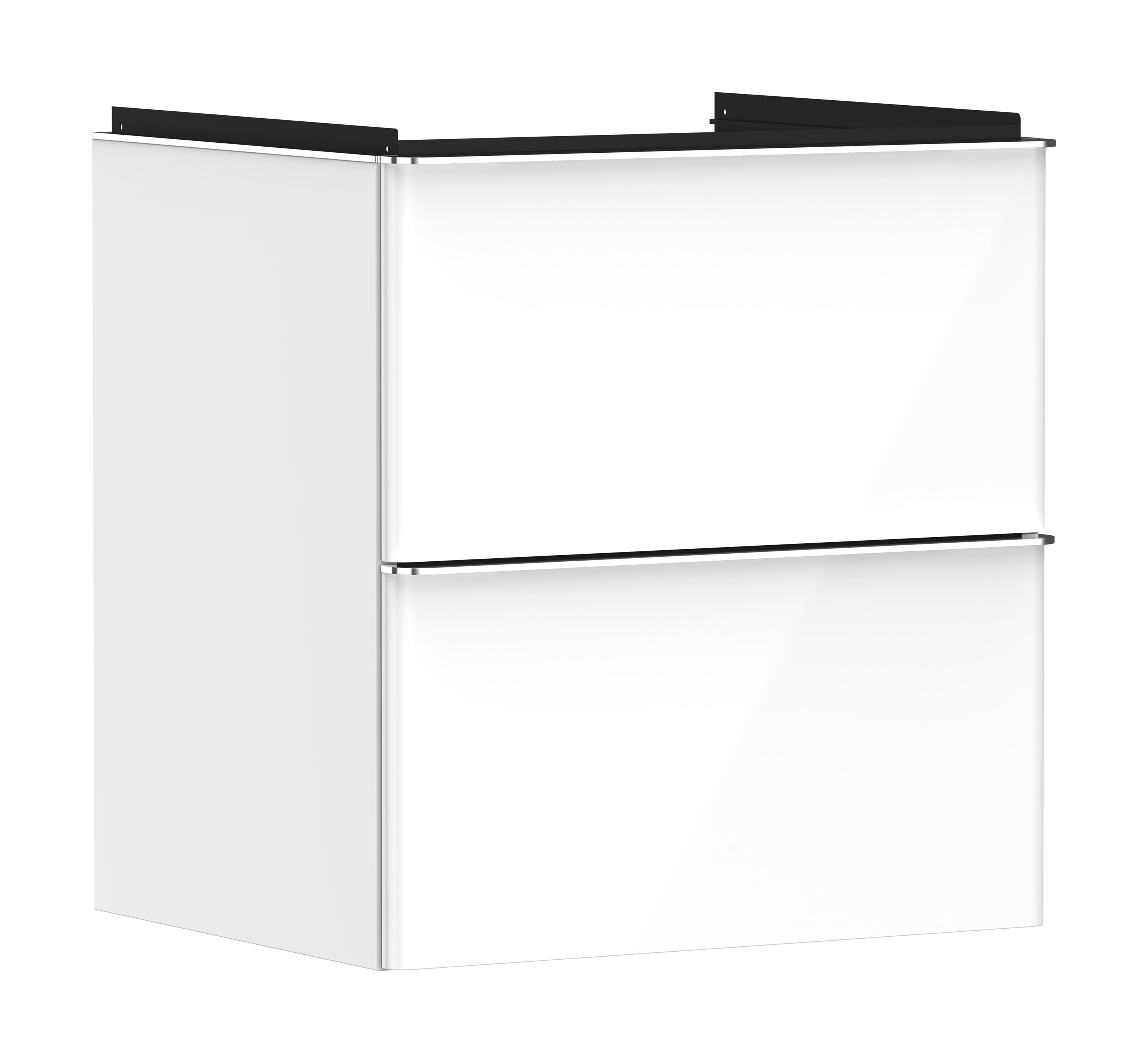 Hansgrohe Xelu Q armadietto 58x49.5x60.5 cm sottolavabo a terra bianco -cromo 54023000