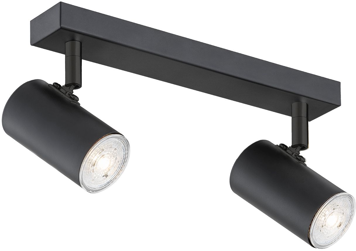 Argon Otto lampada da soffitto 2x5 W nero 7213