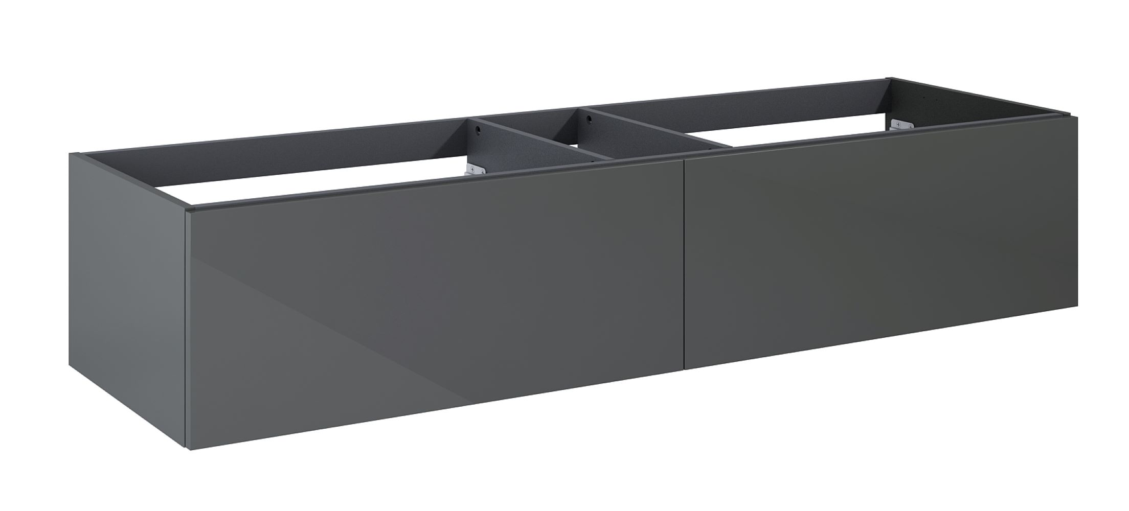 Elita Look Slim armadietto 160x44.9x31.8 cm sottolavabo sospeso antracite RE081604026610