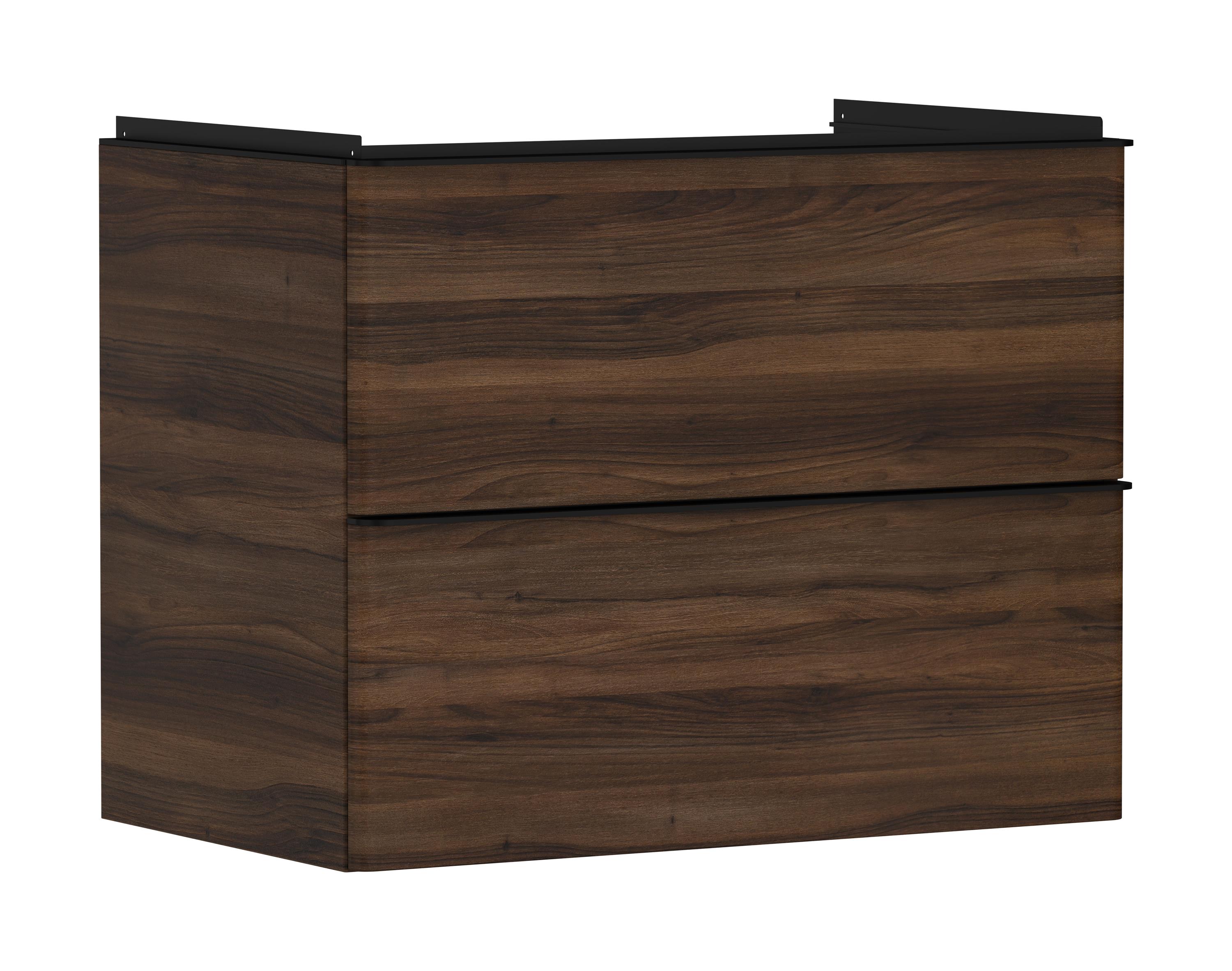 Hansgrohe Xelu Q armadietto 78x49.5x60.5 cm sottolavabo sospeso nero-noce 54030670