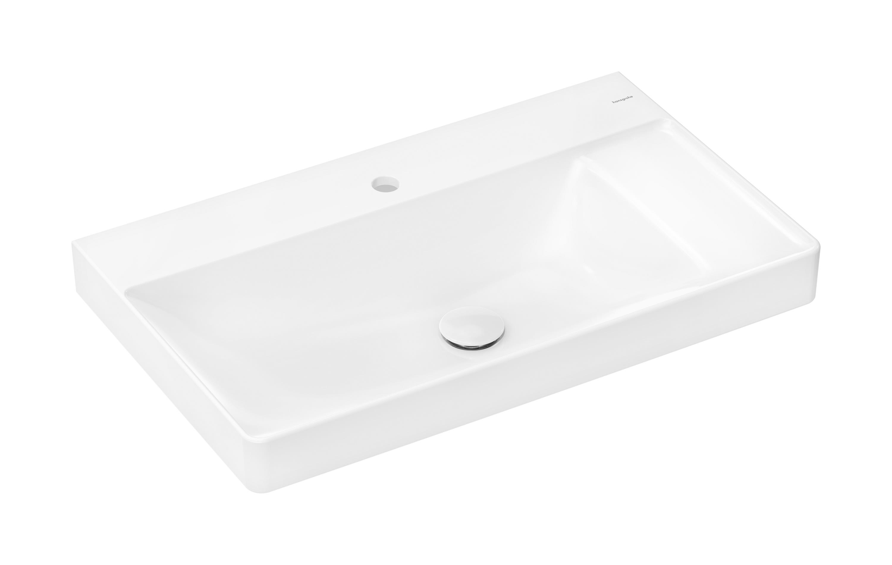 Hansgrohe Xelu Q lavabo 80x48 cm rettangolare a parete-da mobile bianco 61024450
