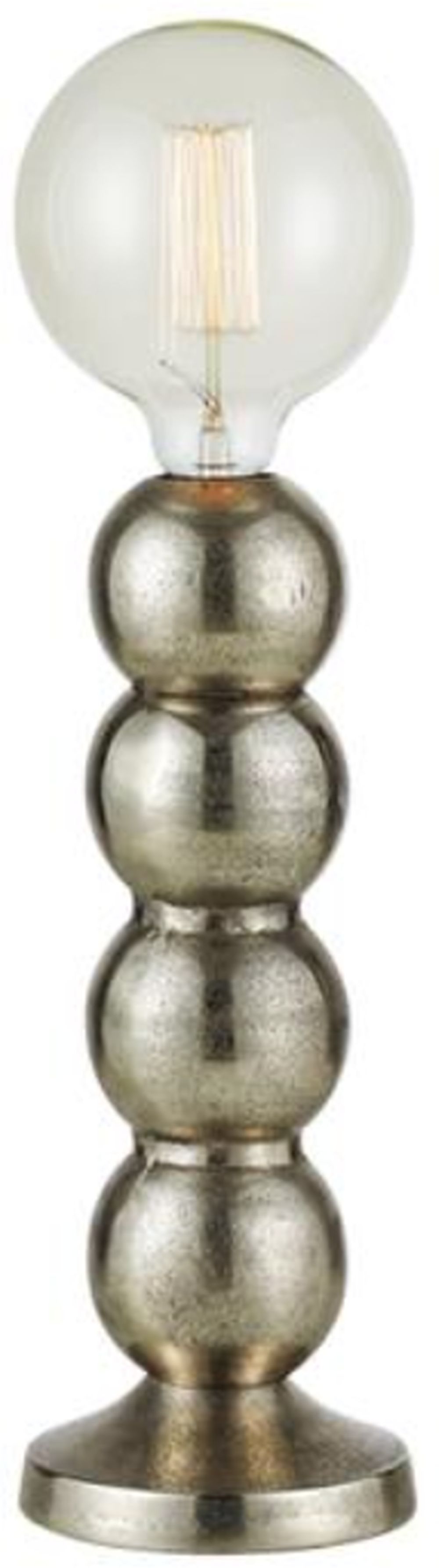 Markslöjd Gong lampada da tavolo 1x40 W argento 108781