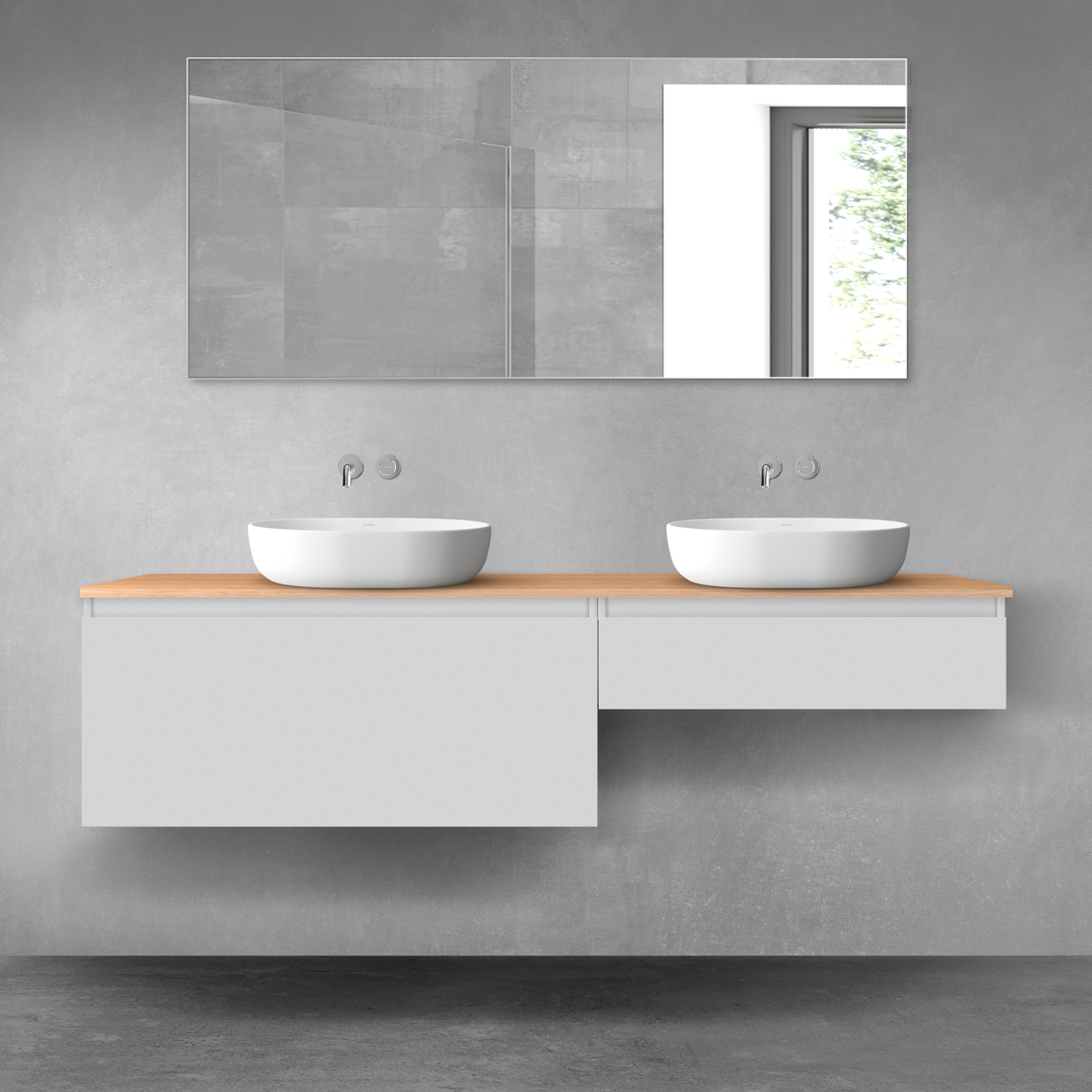 Set armadietto Oltens Vernal 60015700, armadietto Oltens Vernal 60010700, 63009060