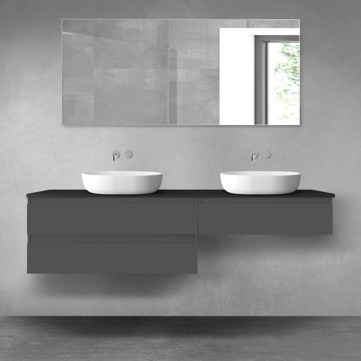 Set armadietto Oltens Vernal 60002400, armadietto Oltens Vernal 60010400, 63009300