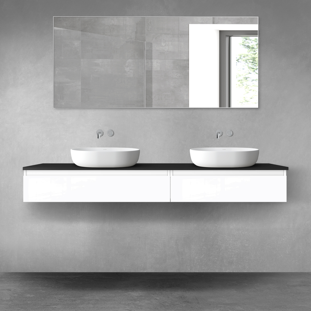 Set armadietto Oltens Vernal 60011000, armadietto Oltens Vernal 60010000, 63009300