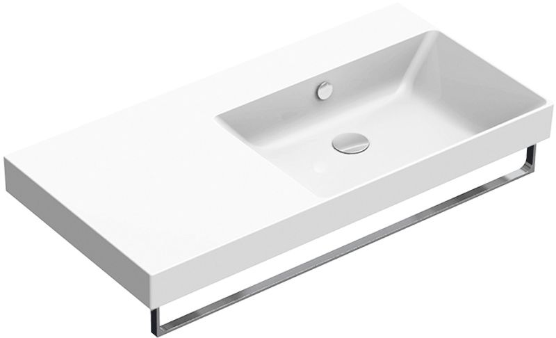 Catalano Zero lavabo 100x50 cm rettangolare a parete-da mobile-da incasso bianco 0121030001