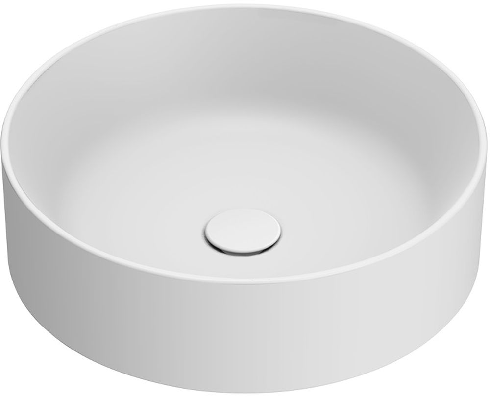 Catalano Zero lavabo 45x45 cm rotonda da appoggio bianco 0123450021