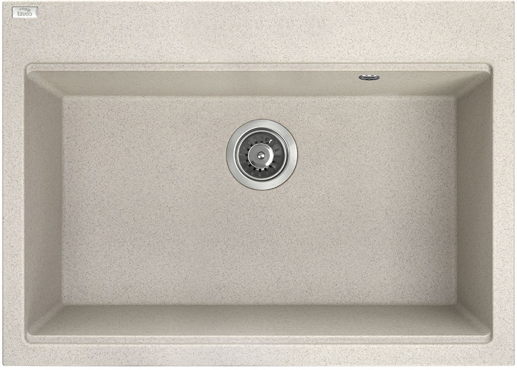 Laveo Tau lavello in granito 70x50 cm beige SBT4107