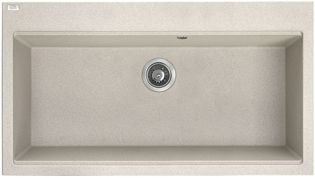 Laveo Tau lavello in granito 90x50 cm beige SBT4109