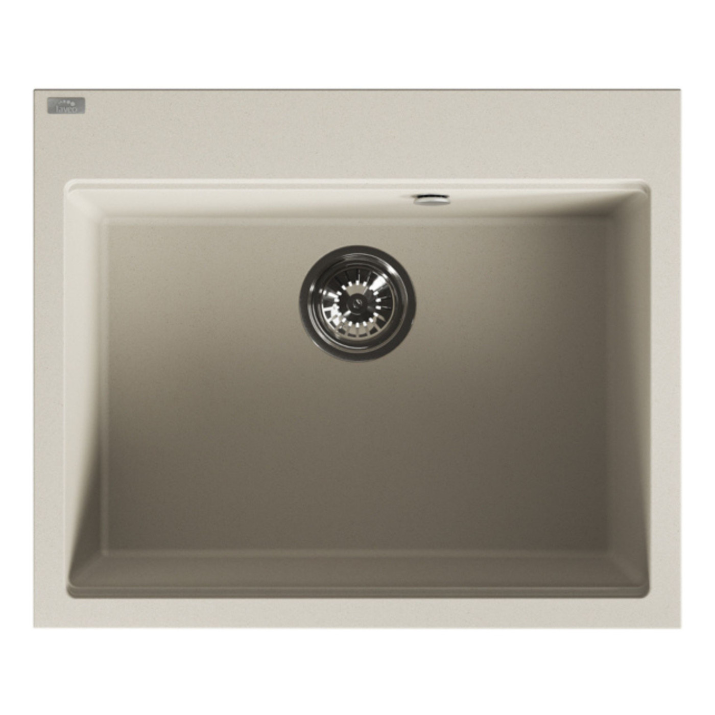 Laveo Tau lavello in granito 60x50 cm beige SBT4106
