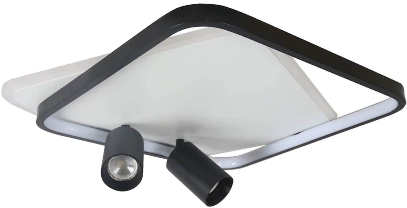 Light Prestige Parma lampada da soffitto 2x8 W nero LP-0612/2CSquareBK