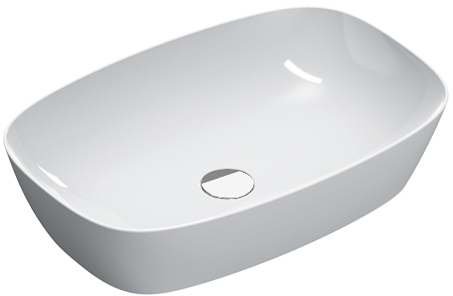 Catalano Alvea lavabo 60x40 cm ovale da appoggio bianco 0622600001