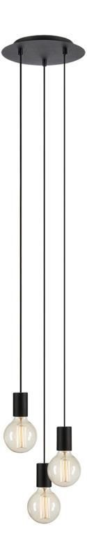 Markslöjd Cielo lampada sospesa 3x40 W nero 108733