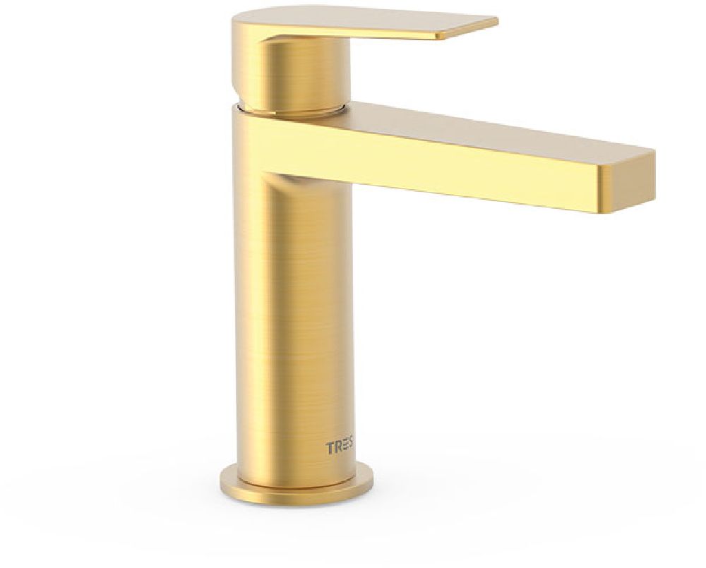 Tres Project rubinetto per lavabo verticale oro 21110301OM