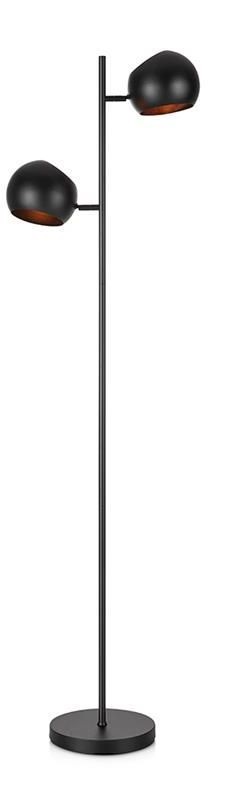 Markslöjd Edgar lampada da terra 2x40 W nero 107741