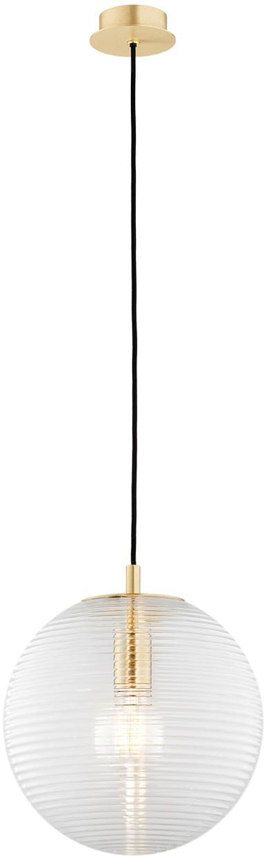 Argon Evans lampada sospesa 1x15 W ottone-trasparente 8577