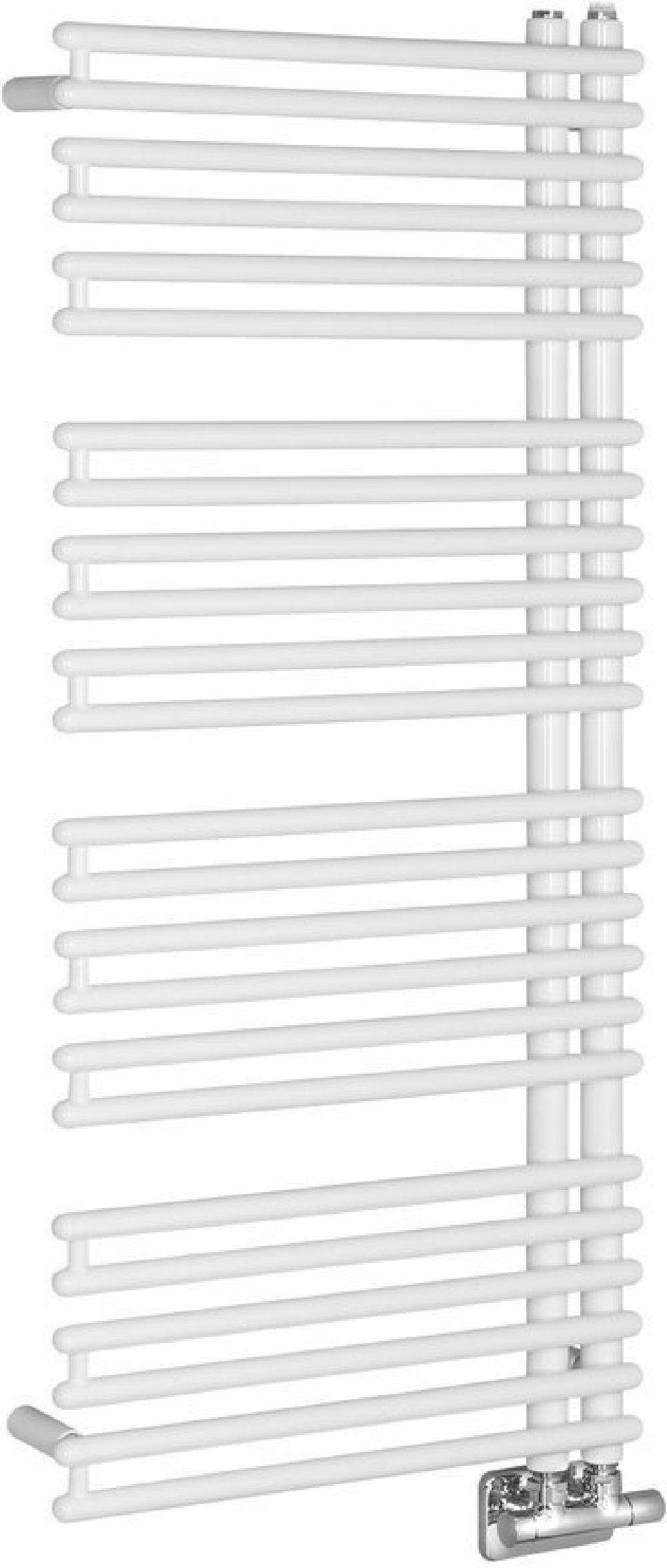 Aqualine Tubini radiatore da bagno a scaletta 112.6x49.6 cm bianco DC300T