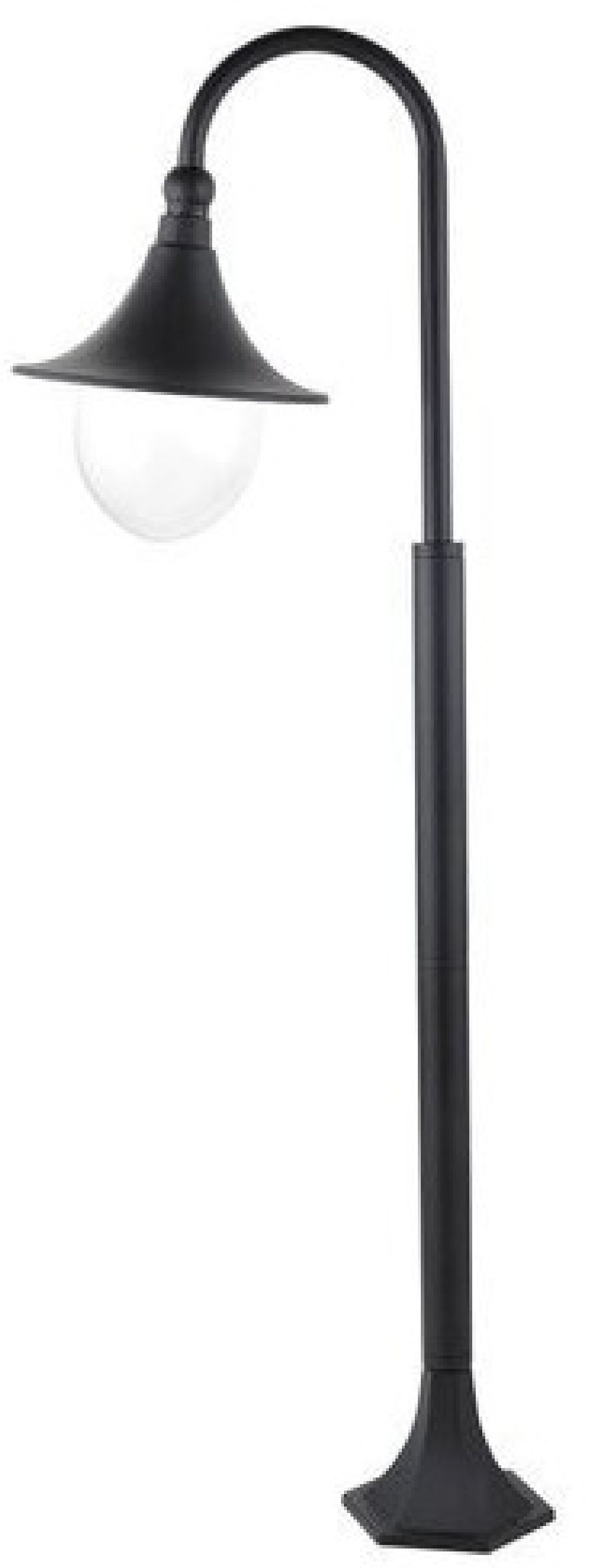Rabalux Konstanz lampada da terra per esterni 1x100 W nero 8247