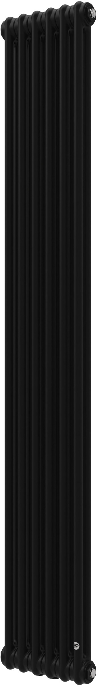 Instal Projekt Tubus 2 radiatore per ambienti 179.3x29 cm podłączenie inferiore nero TUB2-180/06D50C31