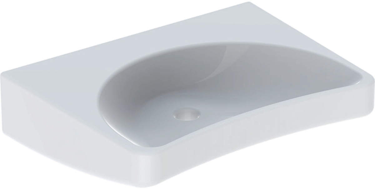 Geberit Paracelsus lavabo 64x49 cm a parete per disabili bianco 251060000